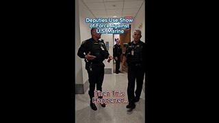 Cops Try Bully US Marine at Broward County Courthouse — Never Mess with a Devil Dog police court [upl. by Cassady]