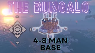 Rust 48 man Base  3 walls to open core  The Bungalo  Showcase [upl. by Damarra906]