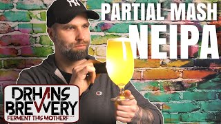 Partial MASH NEIPA  New England IPA Extract RECIPE [upl. by Yate]