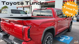 Best Time To Buy A Toyota Tundra [upl. by Allisirp]