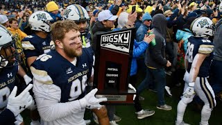 Montana State football hosts watch party as they lock up no 1 seed for FCS Playoffs [upl. by Raskind877]