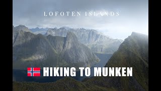 Hiking in Norway EP 11 Hiking to Munken Lofoten Islands [upl. by Nimrak5]