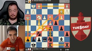 IM Eric Rosen DESTROYS the Russian GRANDMASTER [upl. by Nosyarg]