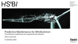 Predictive Maintenance für Windturbinen [upl. by Amarillis360]