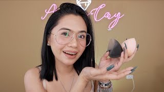 FULL COVERAGE FOUNDATION ROUTINE ft AirblenderSponge  Anna Cay ♥ [upl. by Llen]