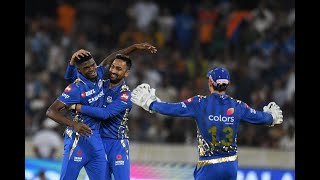 Alzarri Joseph picks six as MI crush SRH by 40 runs [upl. by Ailadi742]