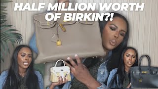 Half a MILLION Birkin Collection  Kristina Robinson [upl. by Lenuahs]