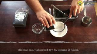 Biochar  Water Holding Capacity Demo [upl. by Nyad]