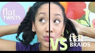 Flat Twists vs Flat Braids [upl. by Folsom798]