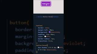 Animation Hover Button html and css 😅 html css html5 webdesign [upl. by Devad]