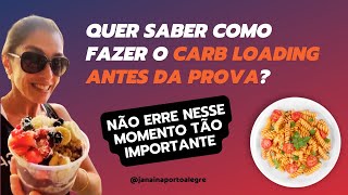 Performance no esporte com o CARBO LOADING correto [upl. by Eirak926]