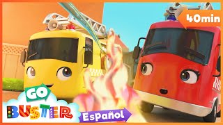 Buster y el camión de bomberos  Dibujos Animados  Canciones Infantiles  Go Buster en Español [upl. by Ahsiam]