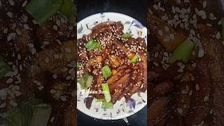 Honey Chilli Potato 🍛foodie food recipe cooking like share subscribe indianfood chinese [upl. by Ahsinawt799]