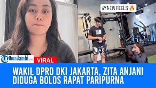 Viral Wakil DPRD DKI Jakarta Zita Anjani Diduga Bolos Rapat Paripurna Unggah Sedang Makan Kue [upl. by Aicekat]