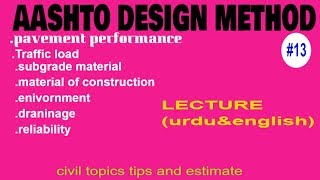 AASHTO design method flexible [upl. by Yeldua56]