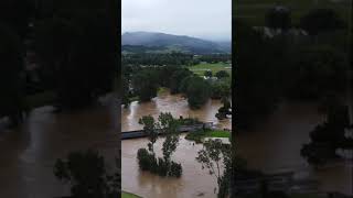 Flooding in Paeroa following cyclonegabrielle  stuffconz [upl. by Adiv]