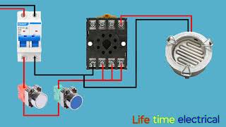 8 pin relay wiring diagram  relay wiring  Life time electrical  lifetimeelectrical [upl. by Padraig141]