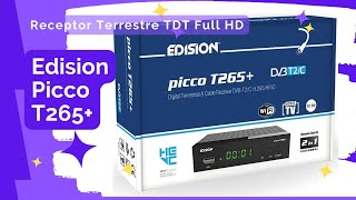 Sin TDT 🔴📺 Solución Decodificador TDT Edision Picco 265 Full HD DVBT2 Alta Definición español tdt [upl. by Rebmyk548]