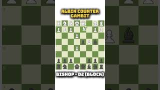 Albin Counter Gambit  chess Gambit  chess tricks  chess best opening  chess shorts  shorts [upl. by Lietman103]