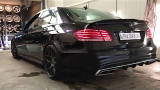 Mercedes W212 E500 BiTurbo Sound Louder than CRAZY E63 Capristo Exhaust AMG Style [upl. by Hamrah]