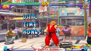 Street Fighter III New Generation Arcade  Longplay  Ken Masters  Hard Difficulty [upl. by Higgins149]