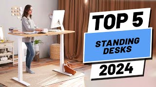 Top 5 BEST Standing Desks in 2024 [upl. by Otrebliw]