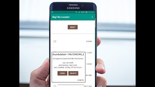 How to Find amp Delete Large Files in Android Phone [upl. by Ellierim]