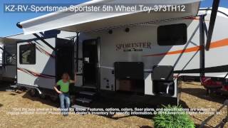 2017 KZRVSportsmen Sportster 5th Wheel Toy373TH12 [upl. by Jonis]