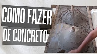 COMO FAZER PIA DE CONCRETO [upl. by Anina]