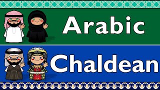 SEMITIC MODERN STANDARD ARABIC amp CHALDEAN NEO ARAMAIC [upl. by Atiloj]