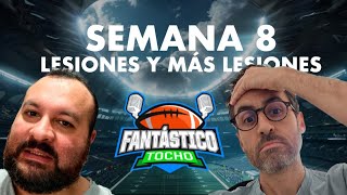 Semana 8 Grupo de autoayuda para lesionados Fantasy Football En Español [upl. by Adnarrim]