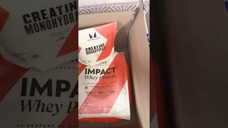 Myprotein Impact Protein And Creatine Unboxing And Authentication [upl. by Leasim]