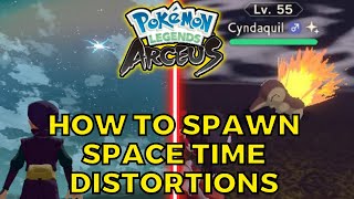 How to Spawn Space Time Distortions Guide in Pokemon Legends Arceus [upl. by Pizor926]