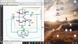 Colpitts oscillator simulation in LTspice [upl. by Yrehcaz]