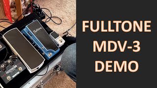 Fulltone MDV3 Demo No Talking  Fulltone Mini Deja Vibe Univibe Pedal [upl. by Buehler781]