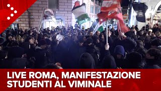 LIVE Roma manifestazione contro cariche della polizia dei giorni scorsi diretta video [upl. by Anitnatsnoc]