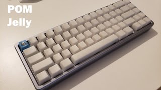 180 WPM with POM Jelly Keycaps [upl. by Leoline]