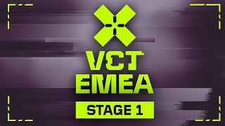 VCT EMEA Stage 1 2024  W1D1 [upl. by Imeka]