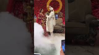 Wedding jaymala rajatswati shortvideo trendingreels viralcoupleshorts [upl. by Portugal]