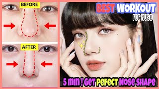 Best Workout For Nose  Get Perfect Nose Shape  Slim Down Your Nose  Nose Reshaping Exercises [upl. by Emanuel805]