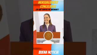 INFONAVIT MENSUALIDAD CONGELADA información en la página de Infonavitmexico claudiasheinbaum [upl. by Alimat]