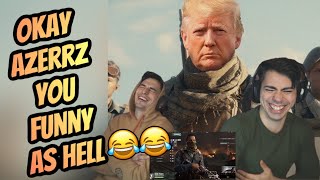 Trump Plays Call of Duty Vanguard Voice Troll Azerrz Reaction [upl. by Peder]