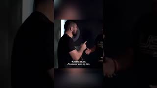 Khabib mocks Cormier’s jiujitsu ‘Your legs too fat for a triangle choke’ 🤣 UFC Khabib DC [upl. by Ytsim415]