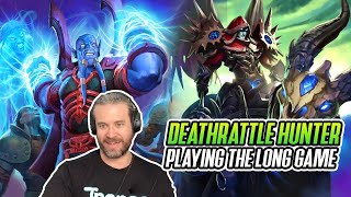 Hearthstone Playing the Long Game Deathrattle Hunter VS Priest [upl. by Alaikim368]