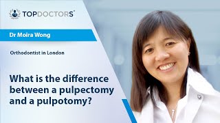 What is the difference between a pulpectomy and a pulpotomy  Online interview [upl. by Ahsiken]