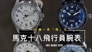 【一分鐘一表「飛」凡】—— IWC PILOT’S WATCH MARK XVIII [upl. by Loss]