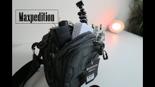 SMALL TECH BAG MAXPEDITION AUP [upl. by Frulla]