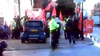 BBC Local News London Bus Drivers Strike [upl. by Ynaoj877]