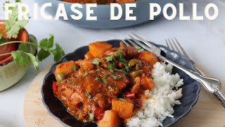 Fricase de Pollo  Cuban Chicken Fricassee  Anitas Deights [upl. by Marcell]