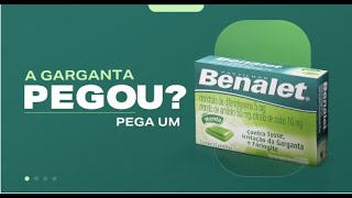 BENALET®  A garganta pegou Pega um BENALET® [upl. by Bolger]